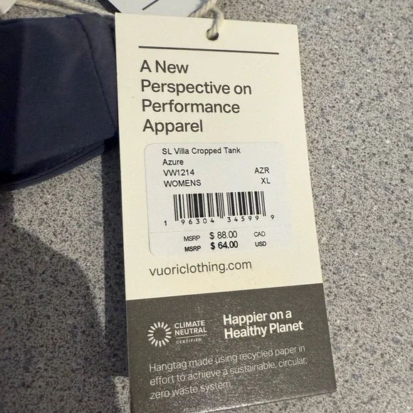 Vuori Villa Cropped Tank - Picture 6 of 6